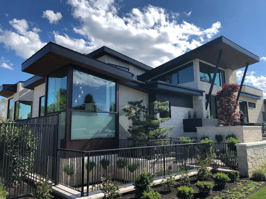 Wooden house exterior daytime
