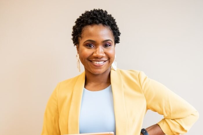 Portrait of team member